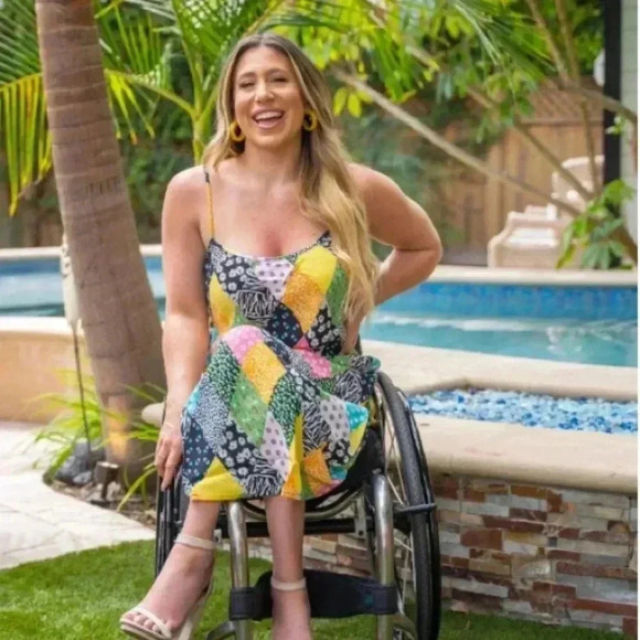 NWT Rixo x Target Patchwork Midi Slip Dress S - Picture 4 of 5